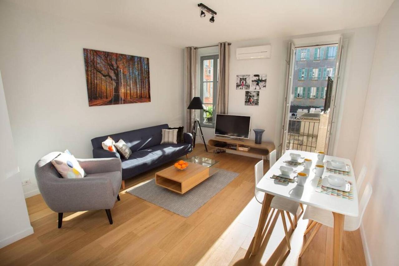 F2 Terrasse, Moderne, Hyper Centre, Clim, Ascenseur- Dubouchage Leilighet Nice Eksteriør bilde